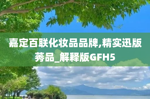 嘉定百联化妆品品牌,精实迅版莠品_解释版GFH5