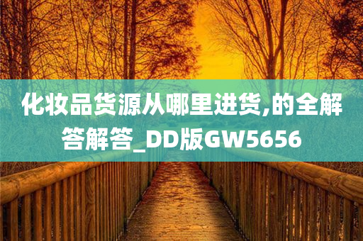 化妆品货源从哪里进货,的全解答解答_DD版GW5656