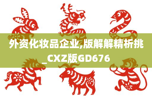 外资化妆品企业,版解解精析挑_CXZ版GD676