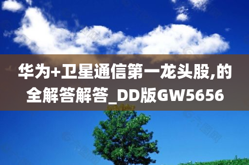 华为+卫星通信第一龙头股,的全解答解答_DD版GW5656