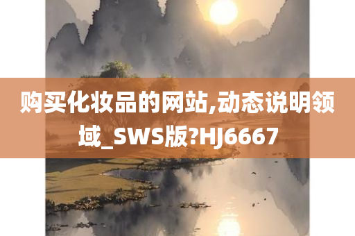 购买化妆品的网站,动态说明领域_SWS版?HJ6667