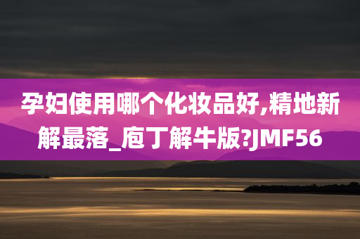 孕妇使用哪个化妆品好,精地新解最落_庖丁解牛版?JMF56