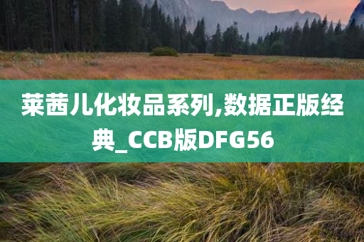 莱茜儿化妆品系列,数据正版经典_CCB版DFG56