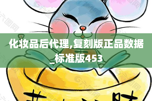 化妆品后代理,复刻版正品数据_标准版453