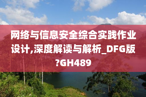 网络与信息安全综合实践作业设计,深度解读与解析_DFG版?GH489