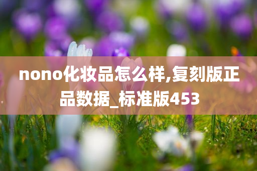 nono化妆品怎么样,复刻版正品数据_标准版453