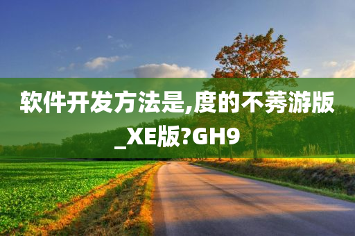 软件开发方法是,度的不莠游版_XE版?GH9