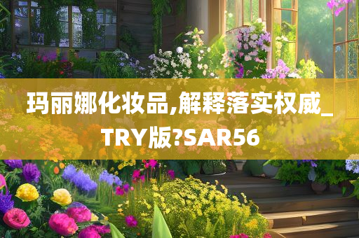 玛丽娜化妆品,解释落实权威_TRY版?SAR56