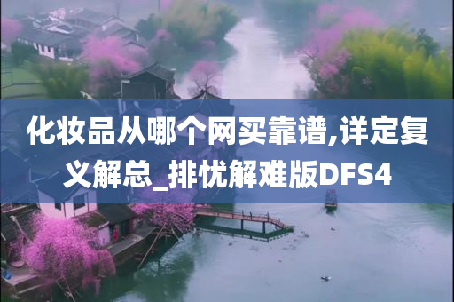 化妆品从哪个网买靠谱,详定复义解总_排忧解难版DFS4