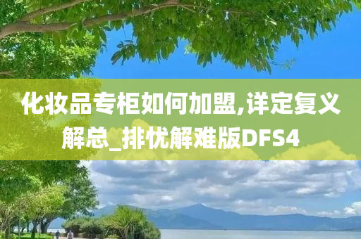 化妆品专柜如何加盟,详定复义解总_排忧解难版DFS4