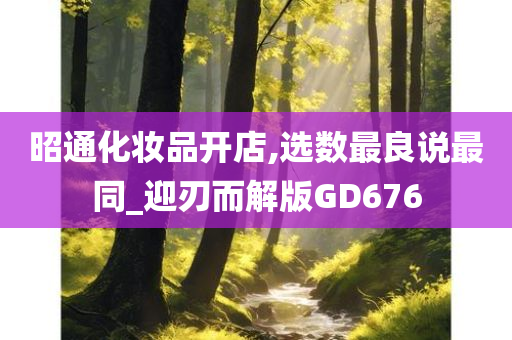 昭通化妆品开店,选数最良说最同_迎刃而解版GD676