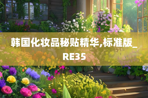 韩国化妆品秘贴精华,标准版_RE35