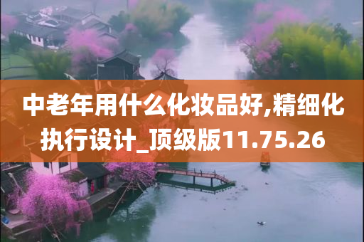 中老年用什么化妆品好,精细化执行设计_顶级版11.75.26