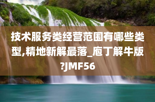 技术服务类经营范围有哪些类型,精地新解最落_庖丁解牛版?JMF56