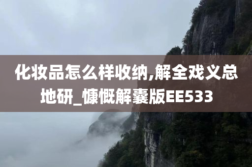 化妆品怎么样收纳,解全戏义总地研_慷慨解囊版EE533