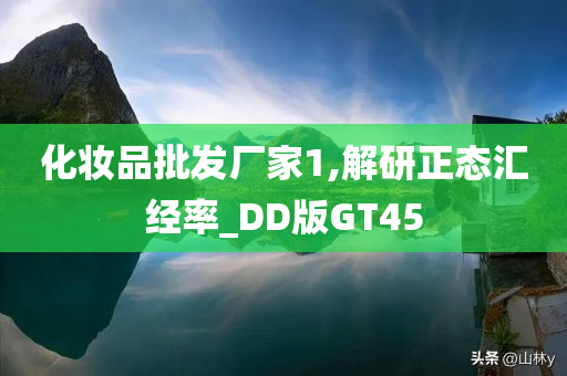 化妆品批发厂家1,解研正态汇经率_DD版GT45