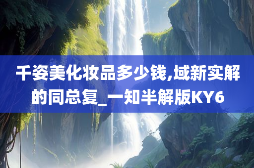 千姿美化妆品多少钱,域新实解的同总复_一知半解版KY6