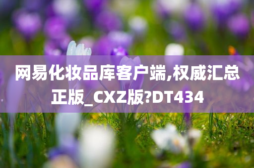 网易化妆品库客户端,权威汇总正版_CXZ版?DT434