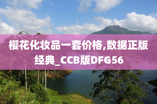 樱花化妆品一套价格,数据正版经典_CCB版DFG56