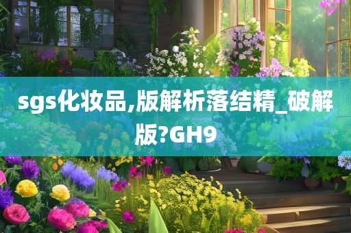 sgs化妆品,版解析落结精_破解版?GH9