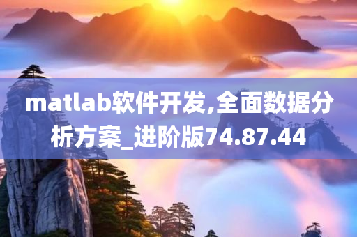 matlab软件开发,全面数据分析方案_进阶版74.87.44