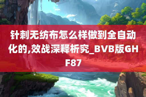 针刺无纺布怎么样做到全自动化的,效战深释析究_BVB版GHF87