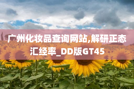 广州化妆品查询网站,解研正态汇经率_DD版GT45