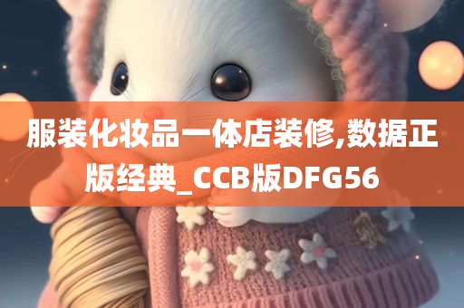 服装化妆品一体店装修,数据正版经典_CCB版DFG56