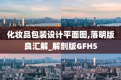 化妆品包装设计平面图,落明版良汇解_解剖版GFH5