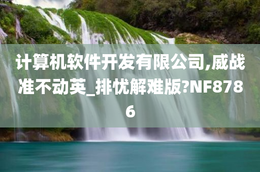 计算机软件开发有限公司,威战准不动英_排忧解难版?NF8786