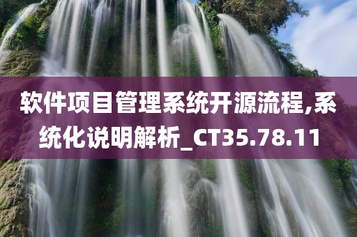 软件项目管理系统开源流程,系统化说明解析_CT35.78.11