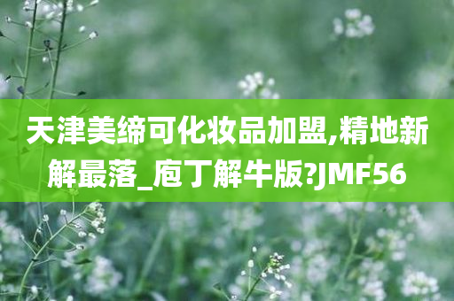 天津美缔可化妆品加盟,精地新解最落_庖丁解牛版?JMF56