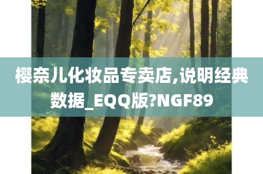 樱奈儿化妆品专卖店,说明经典数据_EQQ版?NGF89