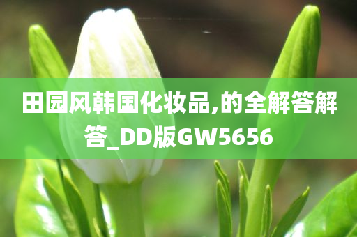 田园风韩国化妆品,的全解答解答_DD版GW5656