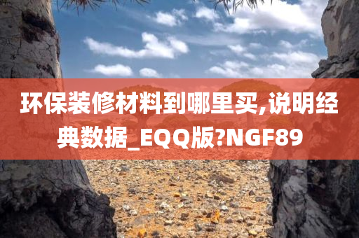 环保装修材料到哪里买,说明经典数据_EQQ版?NGF89