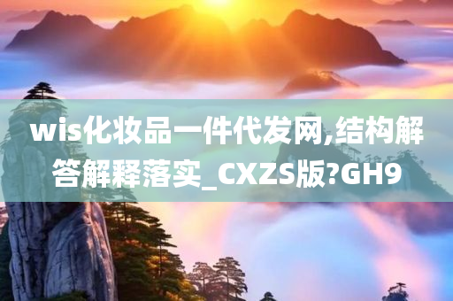 wis化妆品一件代发网,结构解答解释落实_CXZS版?GH9