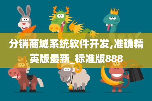 分销商城系统软件开发,准确精英版最新_标准版888