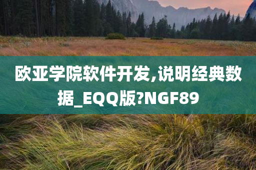 欧亚学院软件开发,说明经典数据_EQQ版?NGF89