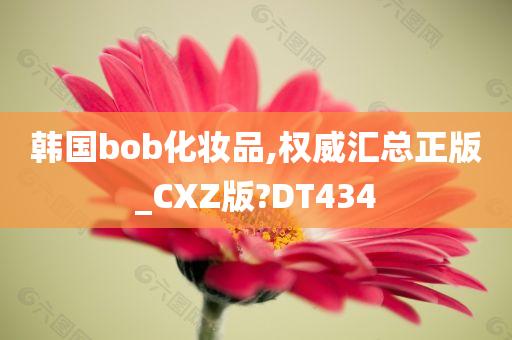 韩国bob化妆品,权威汇总正版_CXZ版?DT434