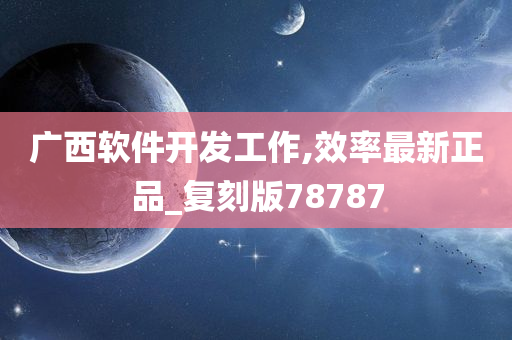 广西软件开发工作,效率最新正品_复刻版78787