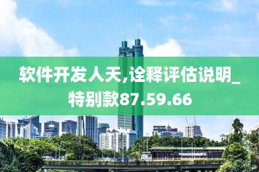 软件开发人天,诠释评估说明_特别款87.59.66