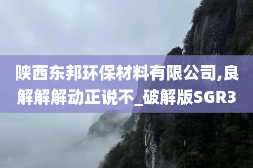 陕西东邦环保材料有限公司,良解解解动正说不_破解版SGR3