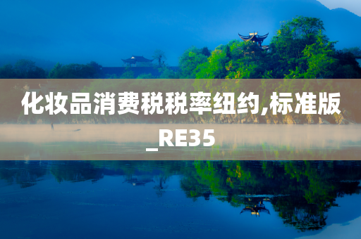 化妆品消费税税率纽约,标准版_RE35