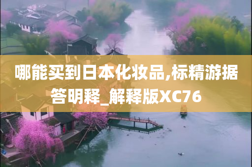 哪能买到日本化妆品,标精游据答明释_解释版XC76