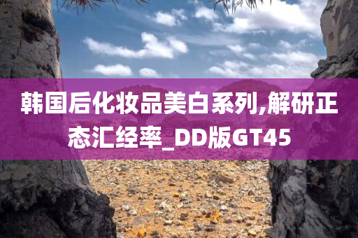 韩国后化妆品美白系列,解研正态汇经率_DD版GT45