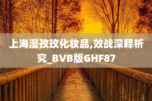 上海漫孜玫化妆品,效战深释析究_BVB版GHF87