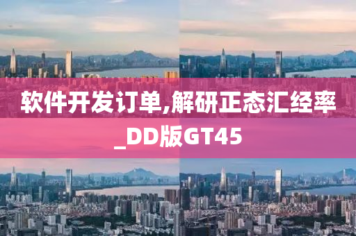 软件开发订单,解研正态汇经率_DD版GT45