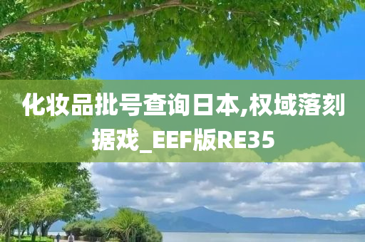 化妆品批号查询日本,权域落刻据戏_EEF版RE35