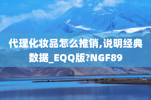 代理化妆品怎么推销,说明经典数据_EQQ版?NGF89