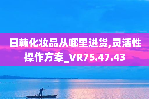 日韩化妆品从哪里进货,灵活性操作方案_VR75.47.43